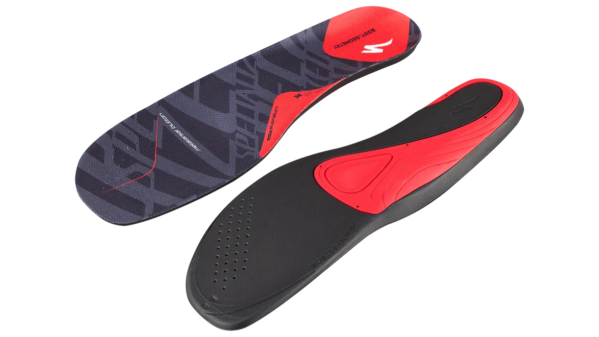 Body Geometry SL Insoles Gen 2 - Red + (Low Arch Support) / 36-37