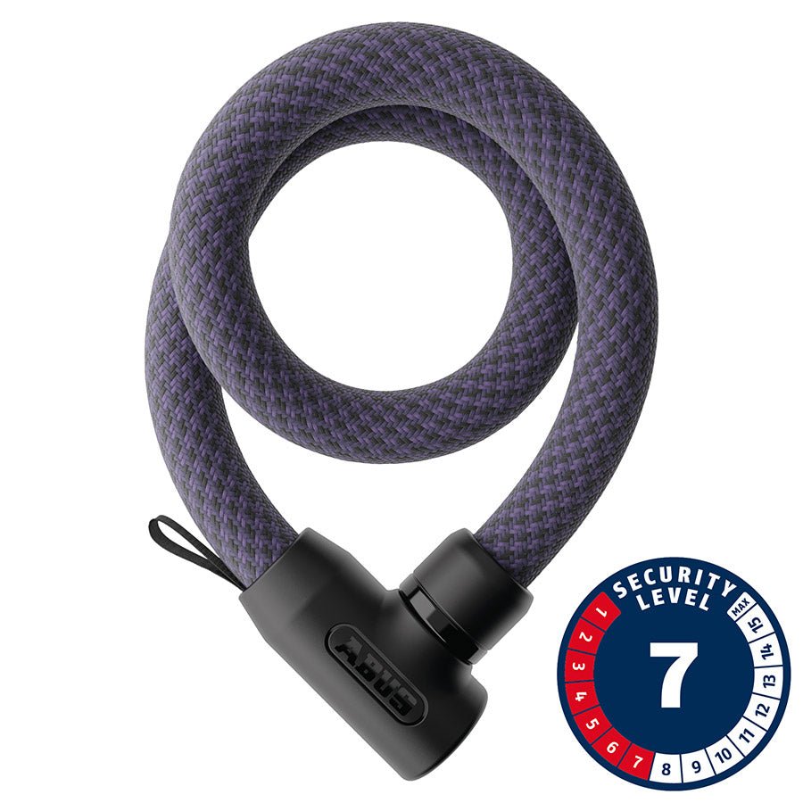 Abus Yarnit 4004K Chain Lock Key 4mm 110cm 3.6' Midnight Purple