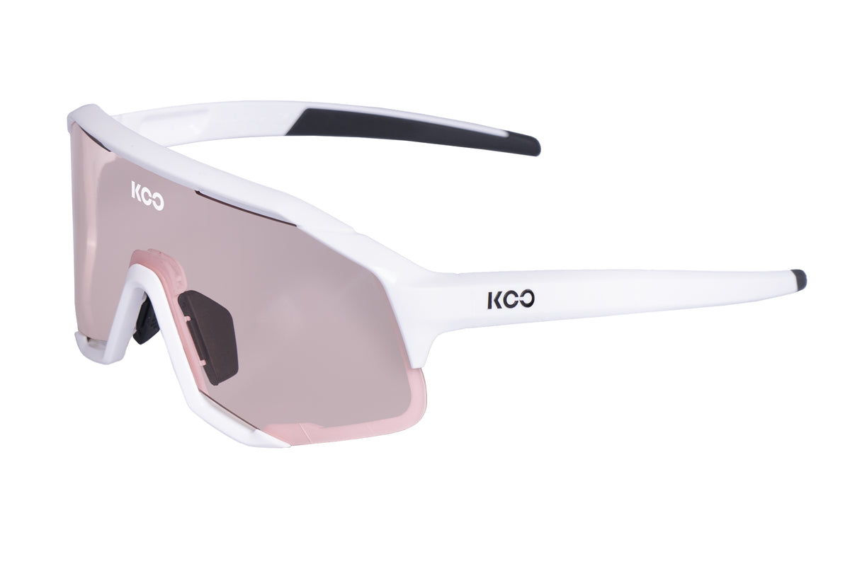 KOO Sunglasses - DEMOS - White L.Photochromic Pink