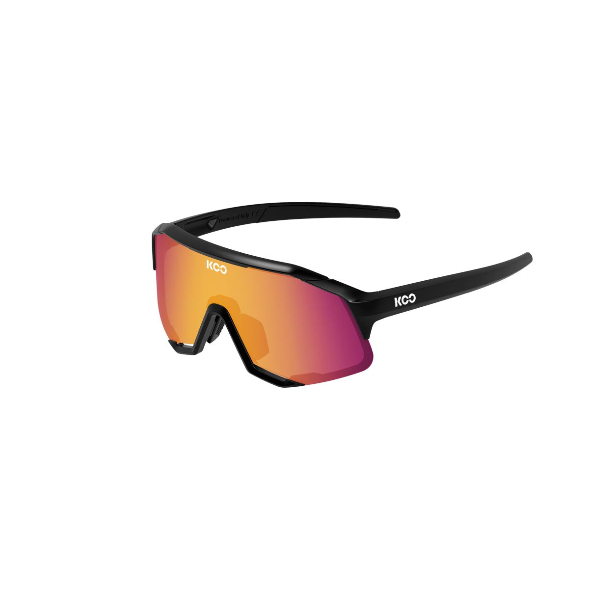 KOO Sunglasses - DEMOS - Black Fuchsia Photochromic Mirror