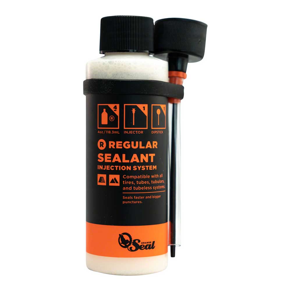 Orange Seal Tubeless Tire Sealant with Twist Lock Applicator