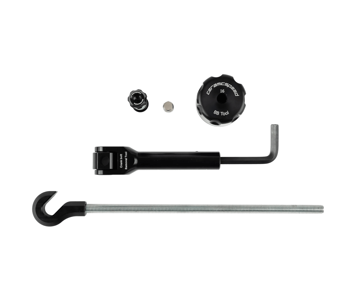 CeramicSpeed Crank Bolt Removal Tool w/ Handwheel 8mm 10mm Adapter