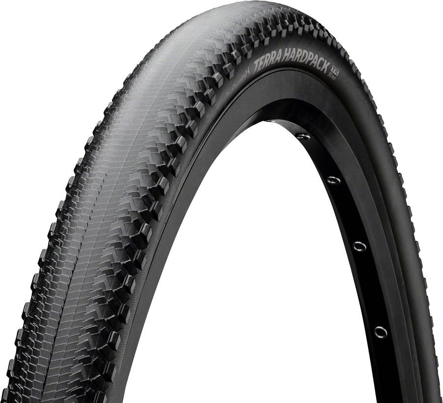 Continental Terra Hardpack Tire - 700 x 50 Tubeless Folding BLK PureGrip ShieldWall System E25