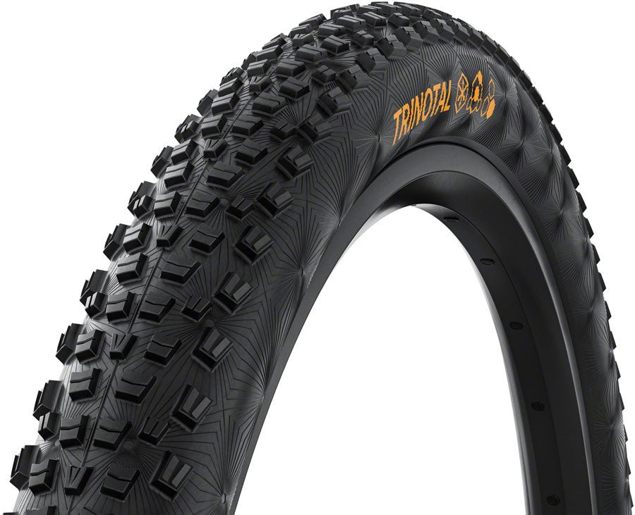 Continental Trinotal Tire - 27.5 x 2.20 Tubeless Folding BLK Grip Trail Casing E25