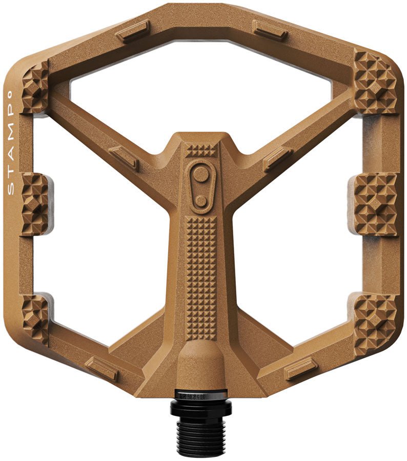 Crankbrothers Stamp 0 Pedals - Platform Composite 9/16" Brown Large
