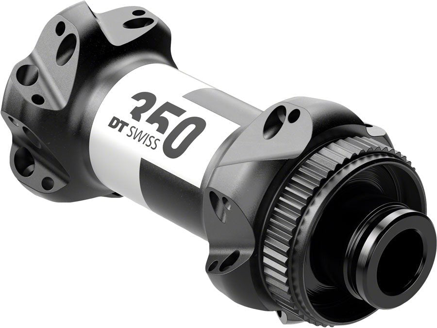 DT Swiss 350 Front Hub - 12 x 100mm Center-Lock Black 24h Straight Pull