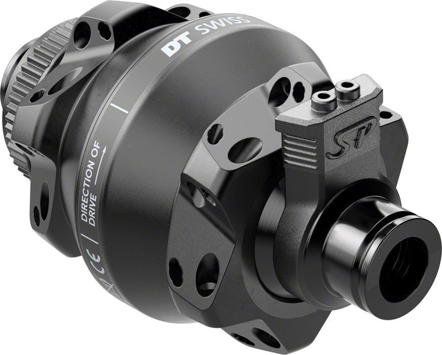 DT Swiss 350 Front Hub - 12 x 100mm Center-Lock BLK 24H Dynamo Shutter 35P Straight Pull