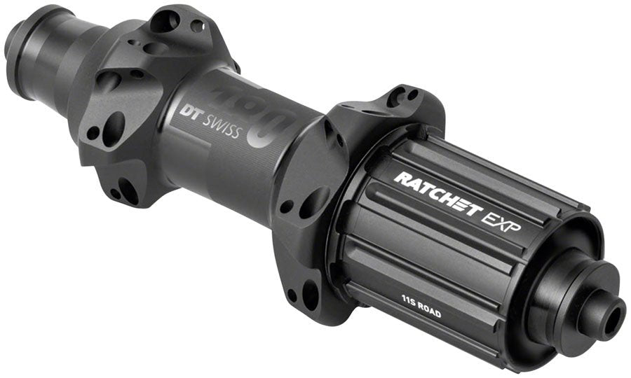 DT Swiss 180 EXP Rear Hub - QR x 130mm Rim Brake HG 11 Road BLK 24H Straight Pull 36pt