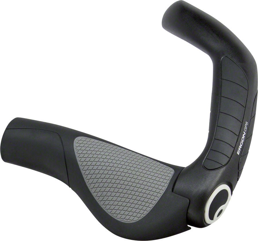 Ergon GP5 Grips - Lock-On Small Black/Gray