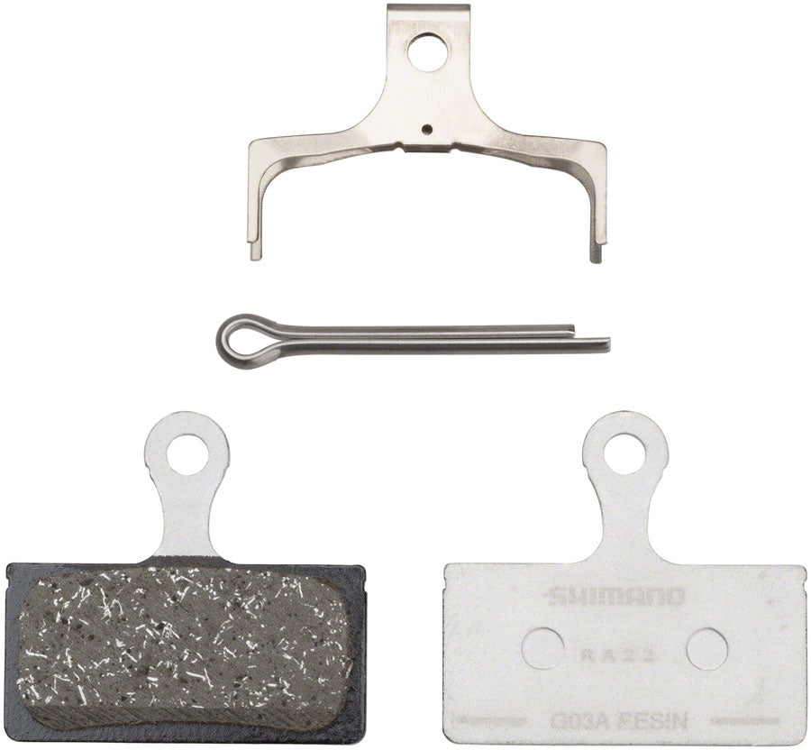Shimano G03A Disc Brake Pads - Resin, Aluminum Backed