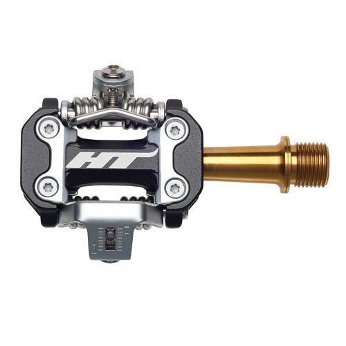 HT Components M2 Clipless XC Pedals &ndash; Titanium Spindle &ndash; Black