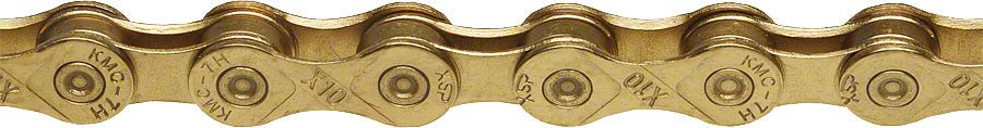 KMC X10 Chain - 10-Speed 116 Links Gold