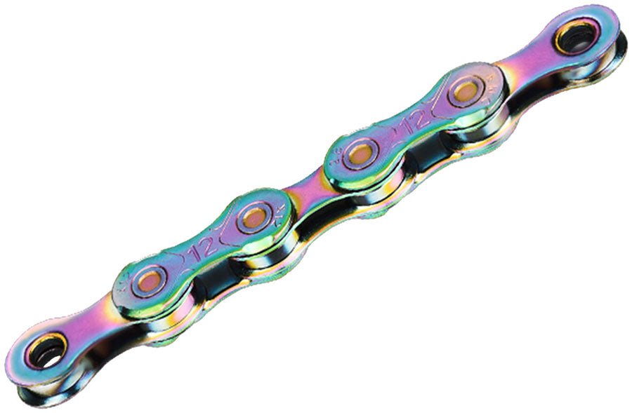 KMC X12 Waxed Chain - 12-Speed 126 Links Aurora Blue