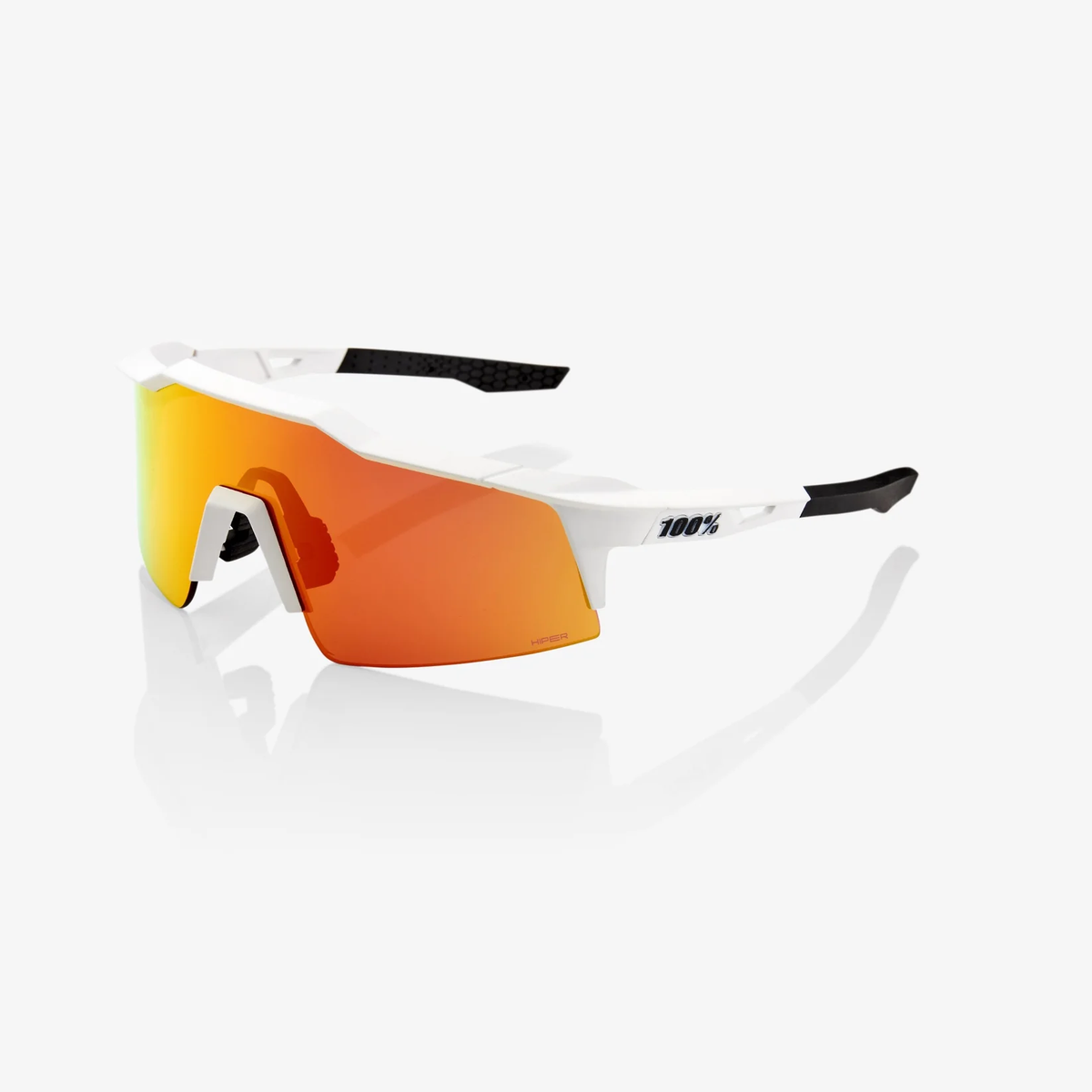 100 Percent SPEEDCRAFT SL - Soft Tact Off White - HiPER Red Multilayer Mirror Lens
