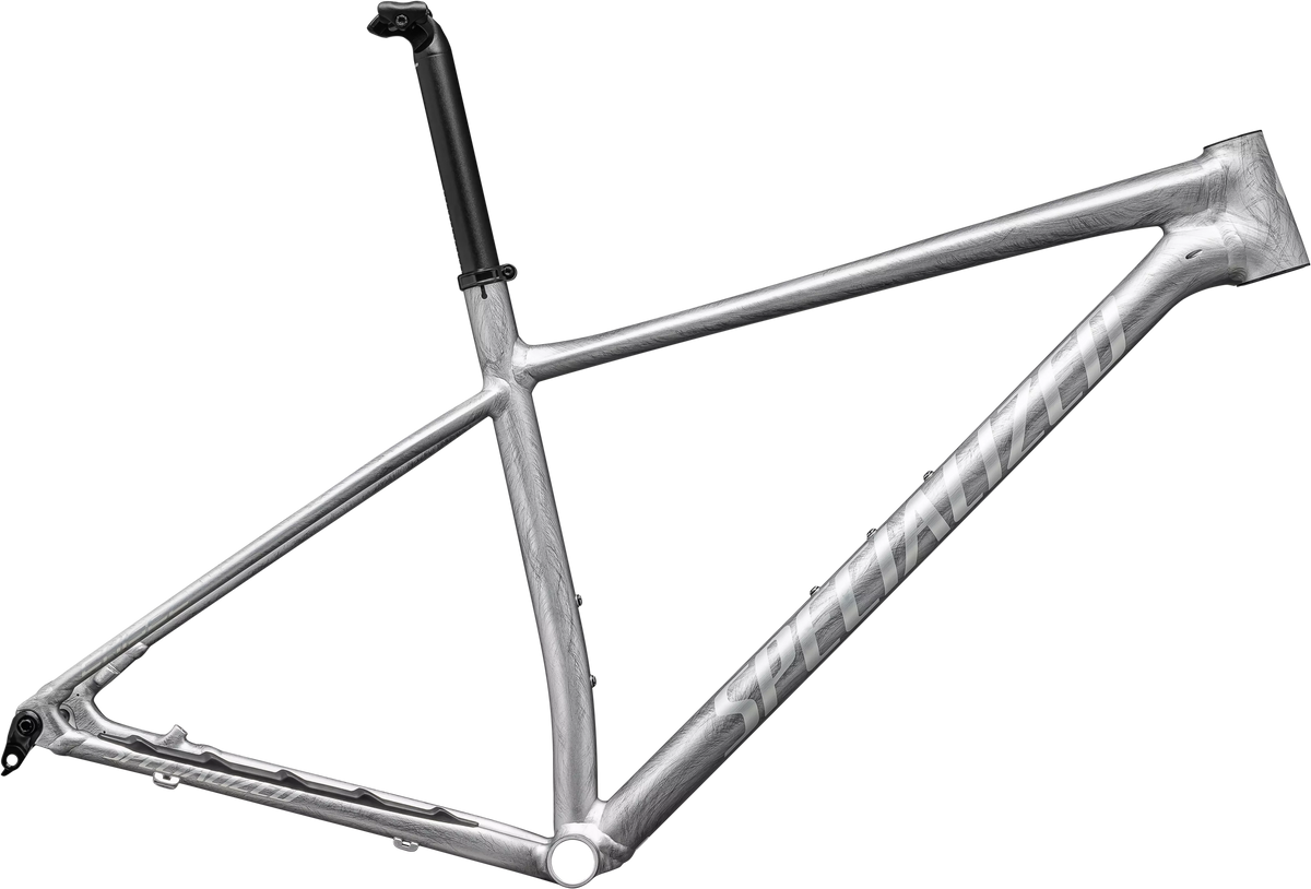 Specialized CHISEL HT - Alloy Frameset - Satin Organic Brushed / Brushed Liquid Metal - SM