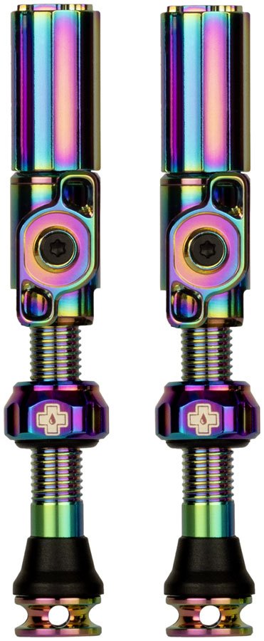 Muc-Off Big Bore Hyrid Tubeless Valve Stems - Medium 35mm Iridescent