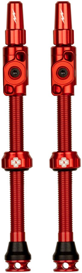 Muc-Off Big Bore Lite Tubeless Valve Stems - 2XLarge 70mm  Red