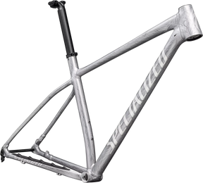2023 Specialized Chisel HT Frameset - XS - Satin Organic Brushed / Brushed Liquid Metal