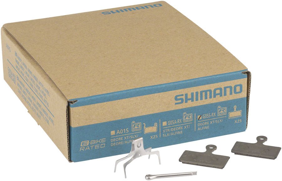 Shimano G05S - RX Disc Brake Pad and Spring - Box/25 pair - Shimano