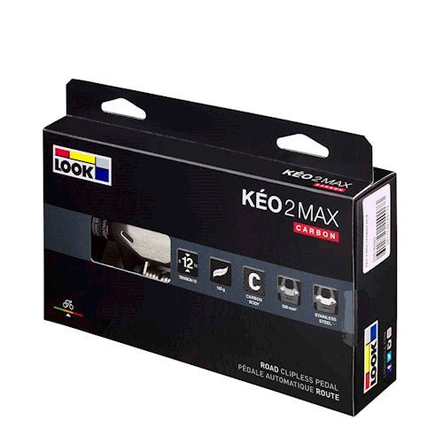 Look Keo 2 Max Carbon Pedals - Black - Look