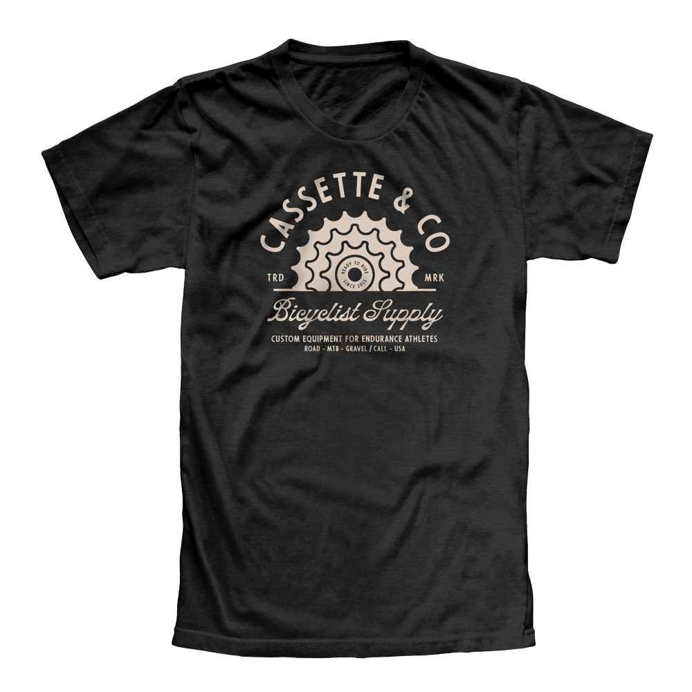 WOMEN'S CASSETTE RAINBOW TEE BY CASSETTE & CO. - Stage 21 Bikes