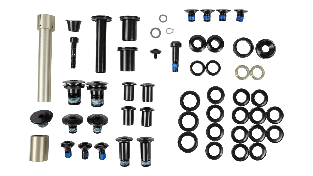 Specialized Enduro Carbon Replacement Suspension Pivot Hardware w/ Spacers - Specialized