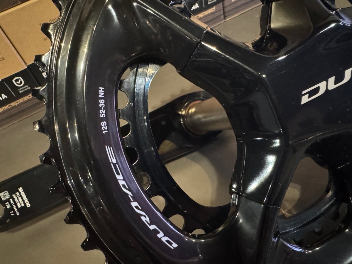 Shimano Dura - Ace 12 Speed Crankset - 175mm - 52/36t - Take Off - Shimano