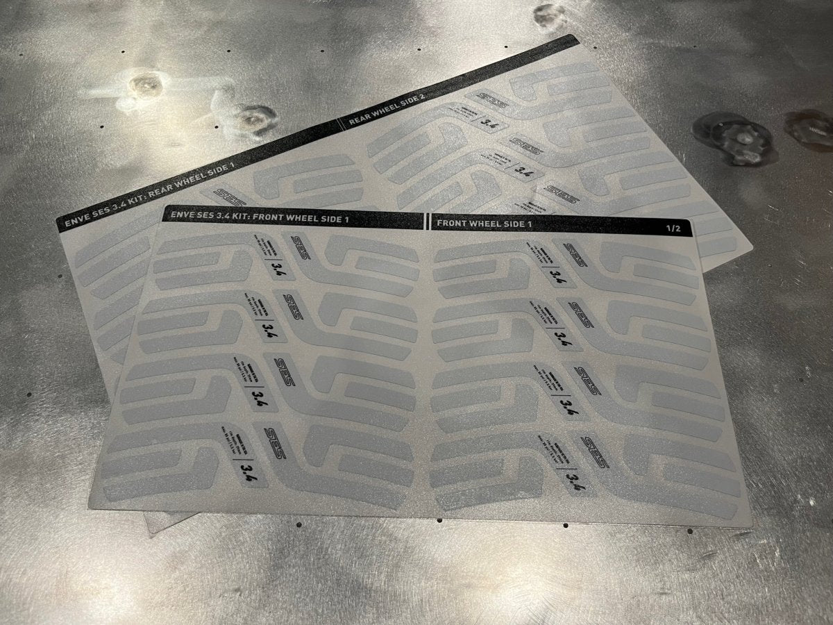 Enve Wheel Decal Kit - SES 3.4 White - Gloss - Stikrd