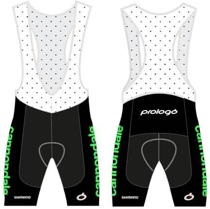 CFR Team Replica Bib - Green / Black - Cannondale