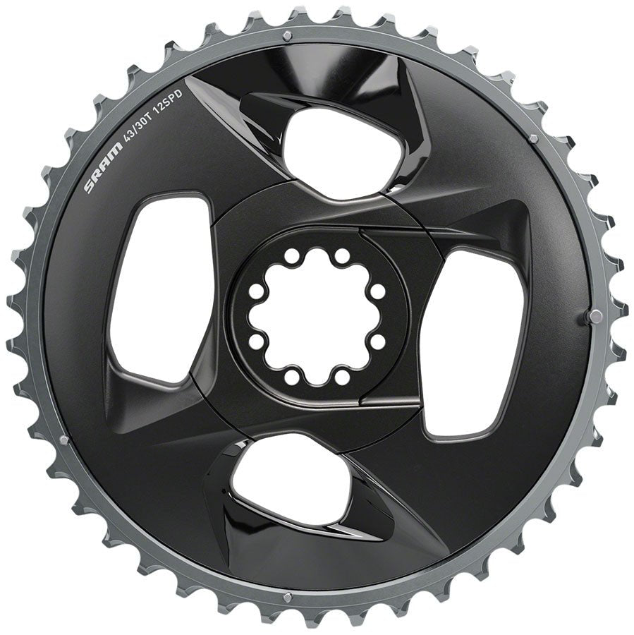 SRAM Force Wide Spider w/ Chainring Set - 94 BCD - 43/30t - Black - SRAM