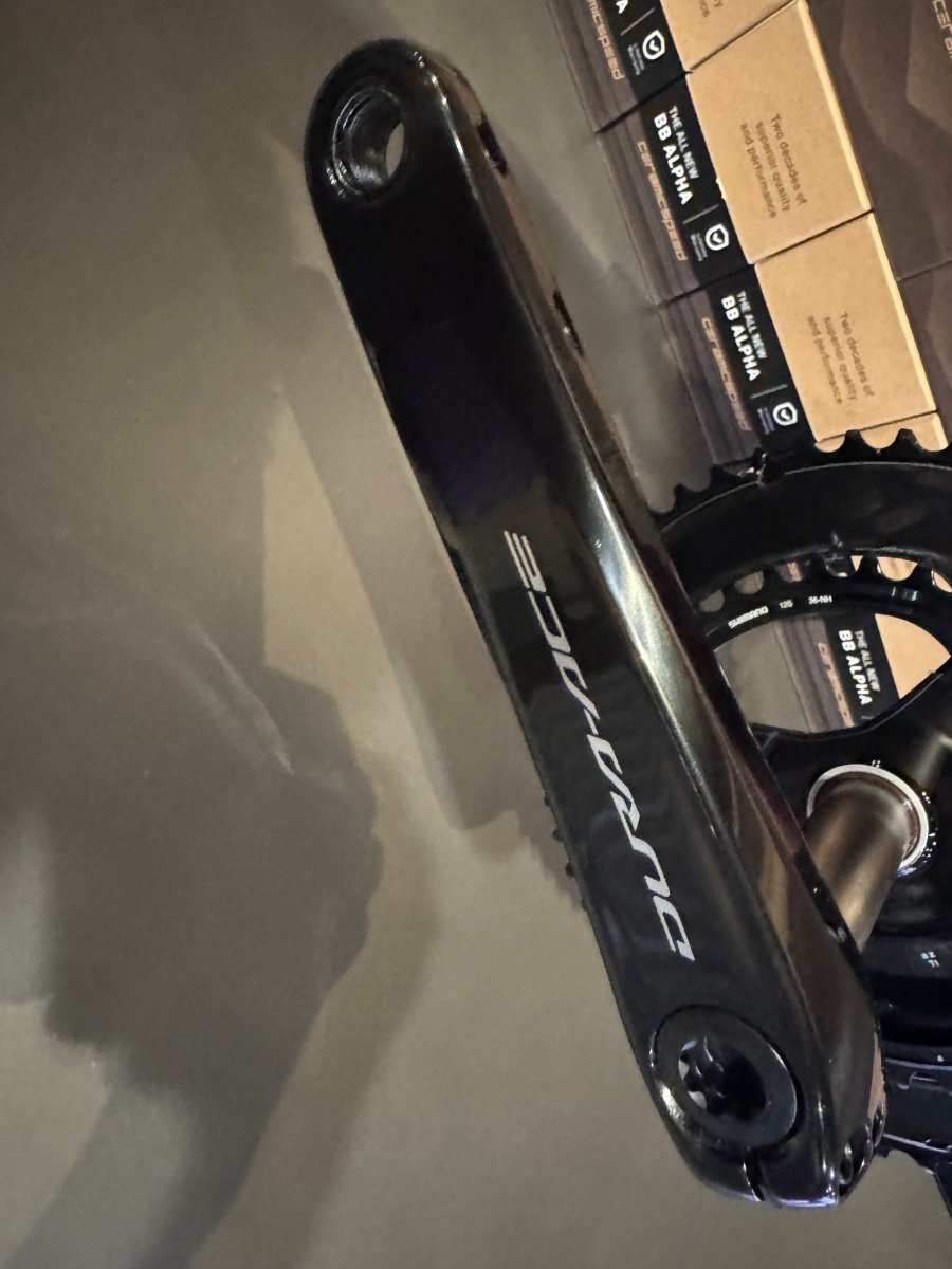 Shimano Dura - Ace 12 Speed Crankset - 175mm - 52/36t - Take Off - Shimano