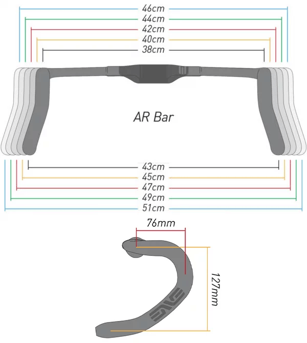 Enve SES AR Handlebar - 40cm - ENVE Composites