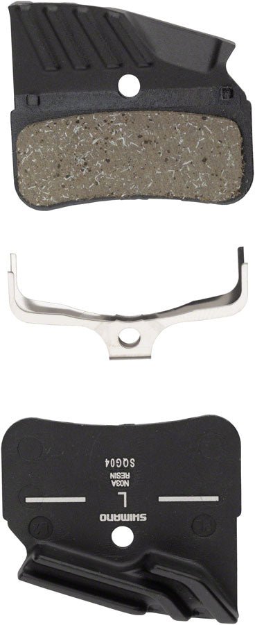 Shimano N03A - RF Resin Compound Disc Brake Pad & Spring Finned - Shimano