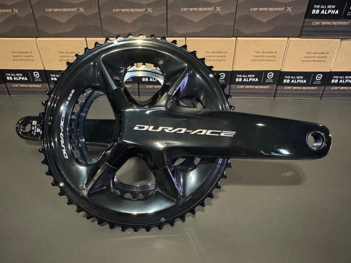 Shimano Dura - Ace 12 Speed Crankset - 175mm - 52/36t - Take Off - Shimano