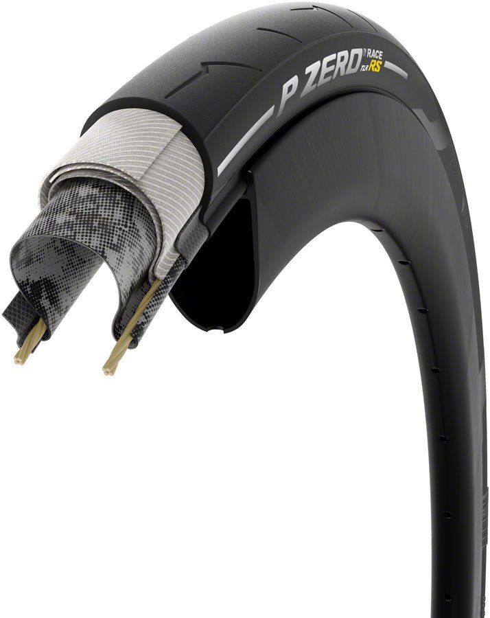 Pirelli P ZERO Race TLR RS Tire - 700 x 26, Tubeless, Folding, Black, SpeedCore, SmartEvo - Pirelli