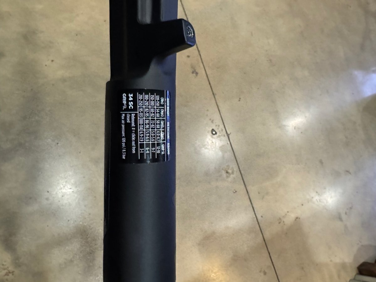 FOX 34 Step - Cast Factory Suspension Fork - 29" 120 mm - GRIP SL - 3 - Pos - Matte Black - Fox