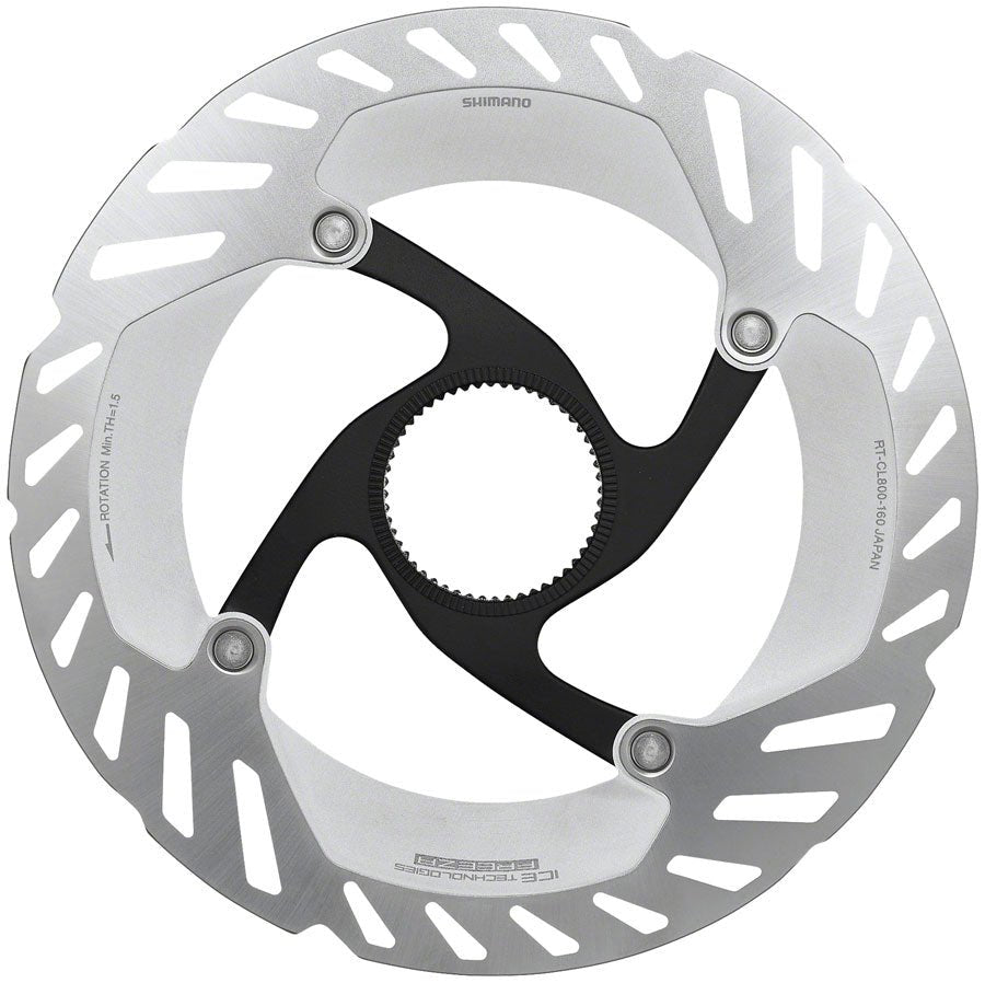 Shimano RT - CL800 S Disc Brake Rotor - 160mm - Centerlock - Lockring Included - Shimano