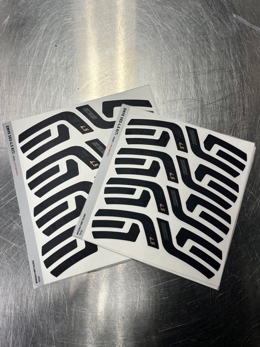 Enve Wheel Decal Set - SES 4.5 Black - Gloss - Stikrd