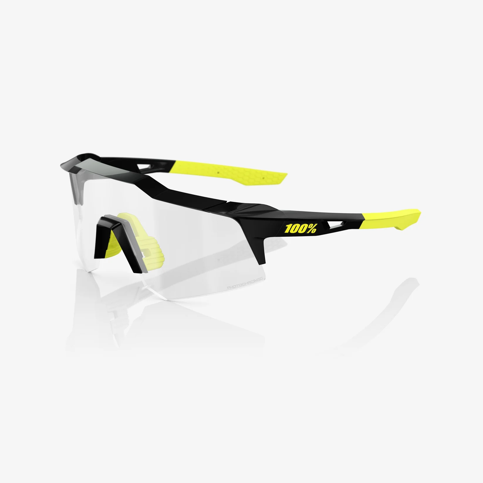 100 Percent SPEEDCRAFT XS - Gloss Black - Photochromic Lens
