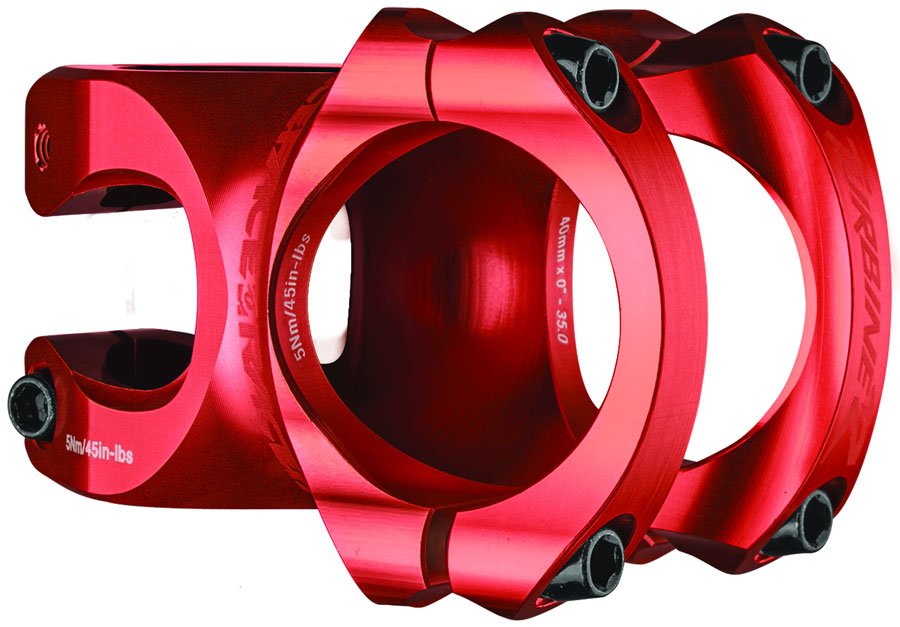 RaceFace Turbine R 35 Stem - 50mm 35mm Clamp +/-0 1 1/8" Red