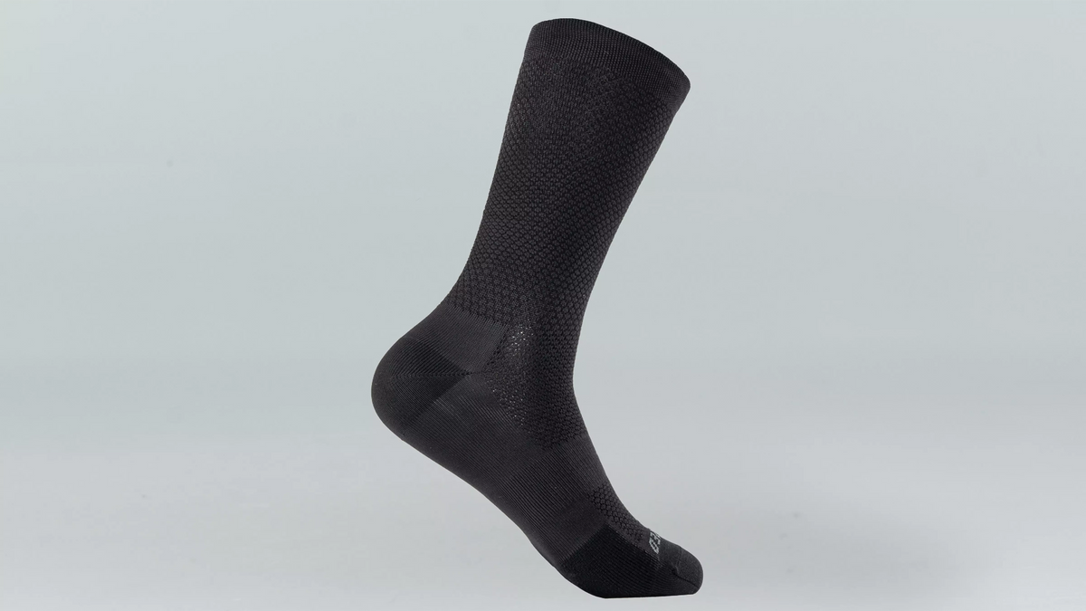 Hydrogen Vent Tall Road Socks - Black/Small