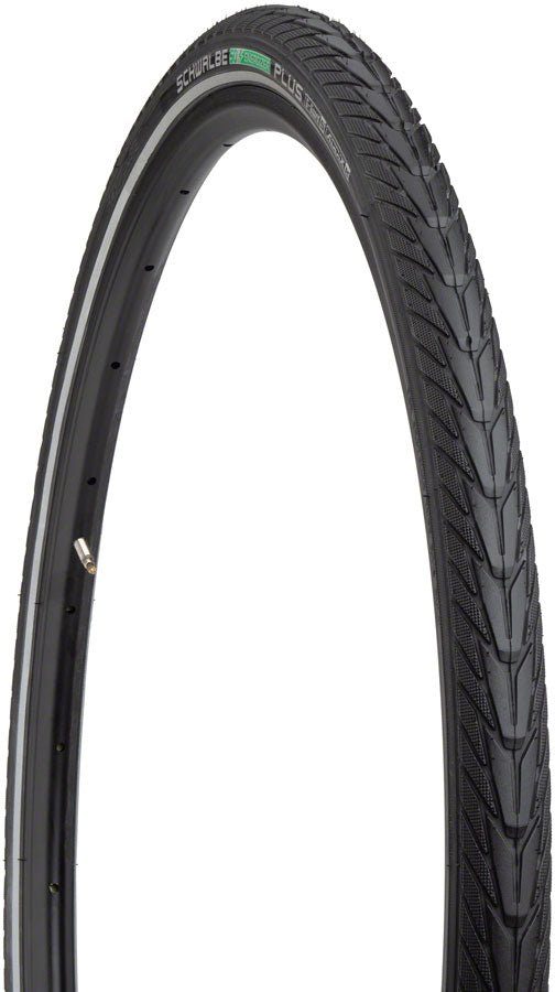 Schwalbe Energizer Plus Tire - 700 x 38 Clincher Wire BLK/Reflective Performance GreenGuard Addix E50