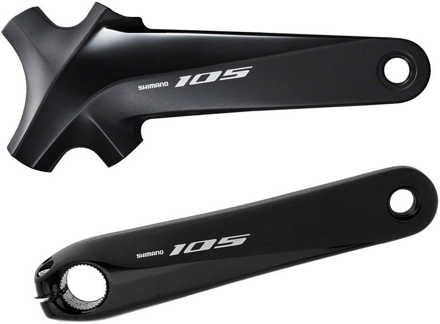Shimano 105 FC-R7000 Crankset - 172.5mm 11-Speed W/O Rings 110 BCD Hollowtech Crank Arms Hollowtech II Spindle Interface BLK