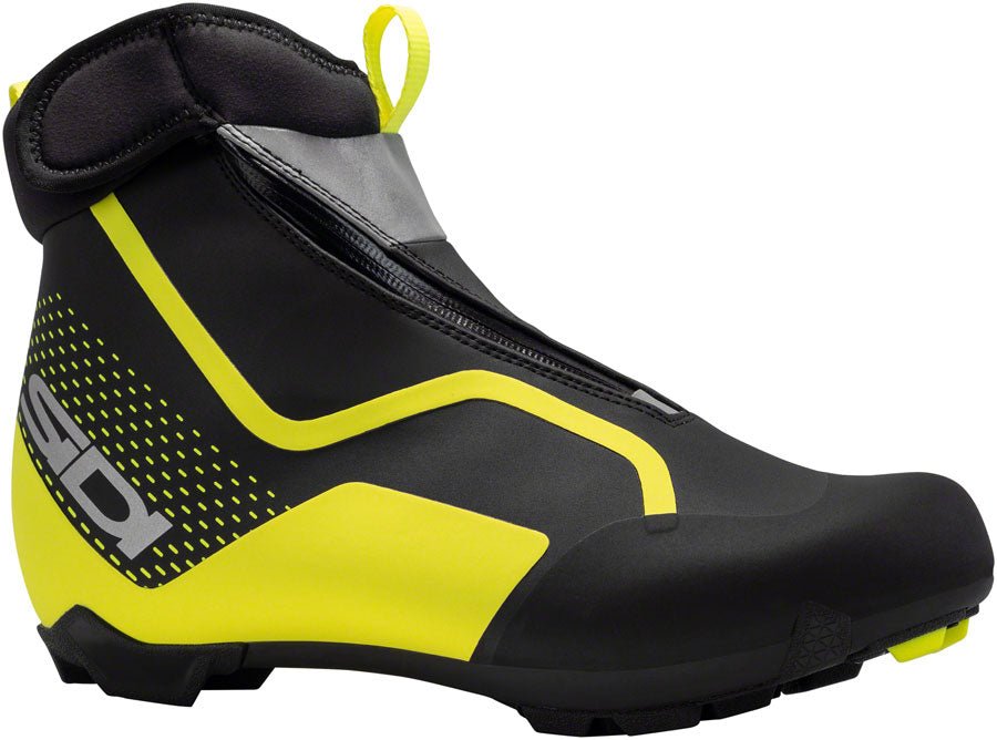 SIDI Algor Primaloft Cycling Boots - BLK/YLW Fluorescent Size 45  Millennium Fit