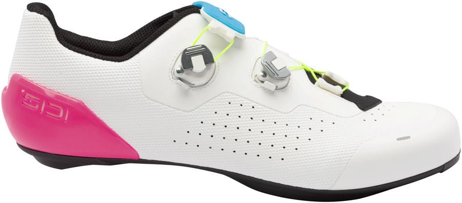 SIDI Genius X WYVE Road Shoes - Men's White Fluo 45.5