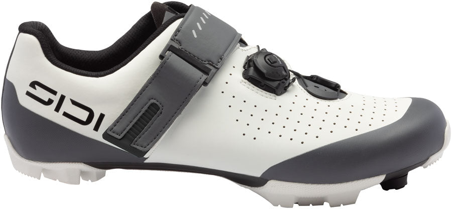 SIDI Physis Mountain Clipless Shoes - Men's Ice White/Anthracite 44.5