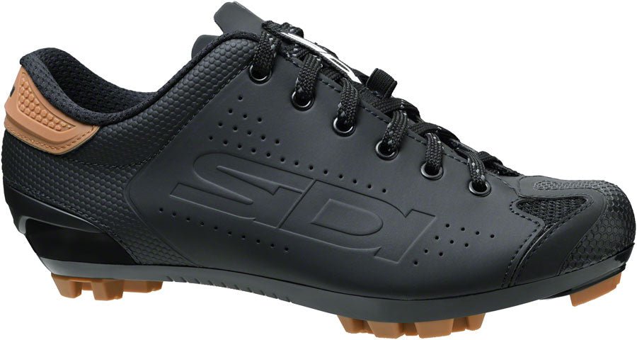 SIDI Dust Shoelace Mountain Clipless Shoes - Men's Black 44