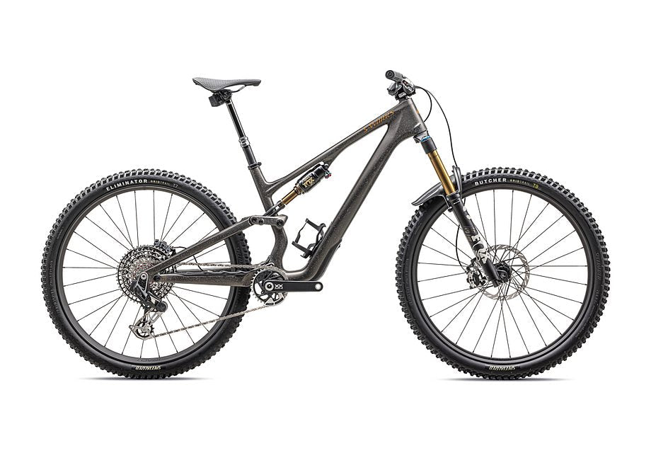 2025 Specialized Stumpjumper 15 S-Works Bike Satin Gunmetal / Clay / White Mtn / Dove Grey / Gloss Bronze S1
