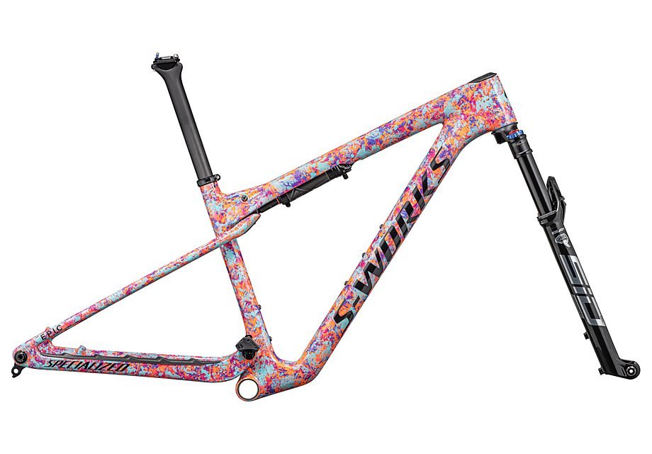 Specialized Epic Wc S-Works Frmset Gloss Lagoon Blue / Purple Orchid / Blaze Impasto Xs