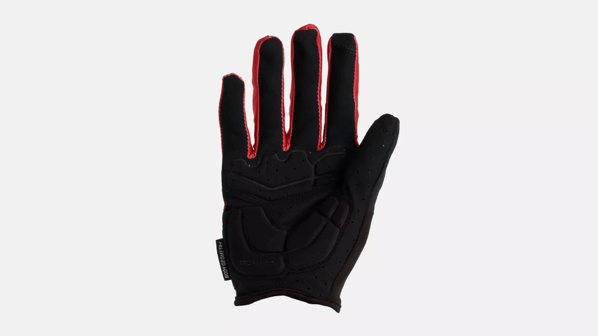 Specialized Body Geometry Sport Gel Long Finger Women's Gloves Vivid Red